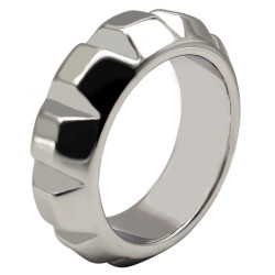 MenSteel Cockring en métal Kren Round 15mm